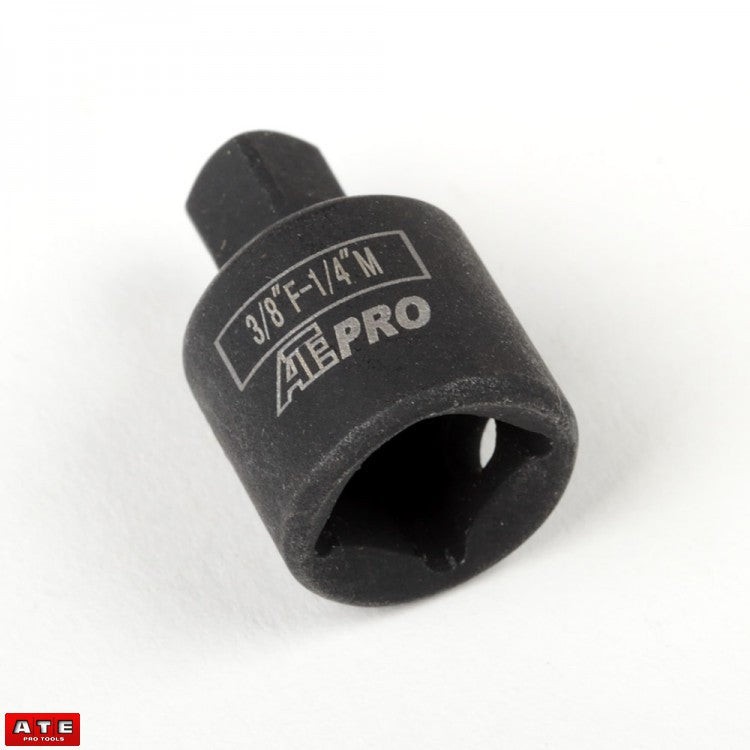 3/8" to 1/4" Drive Black Impact Socket Adapter Reducer Tool Set Adapter