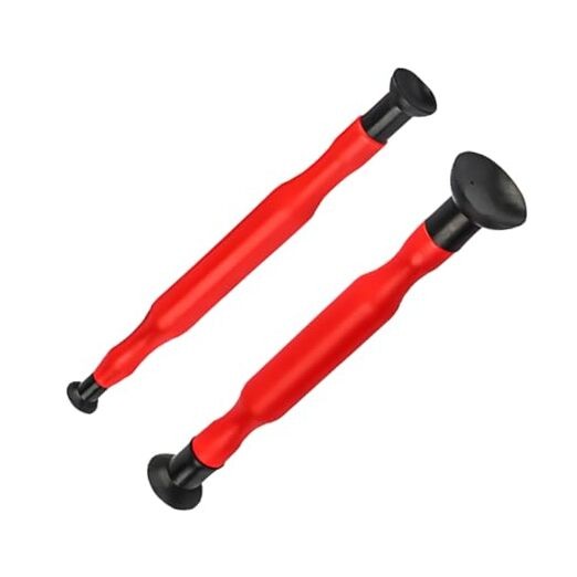 2PCS Car Valve Lapping Kit, Automotive Valve Lapper Set with 4 Suction Plates,