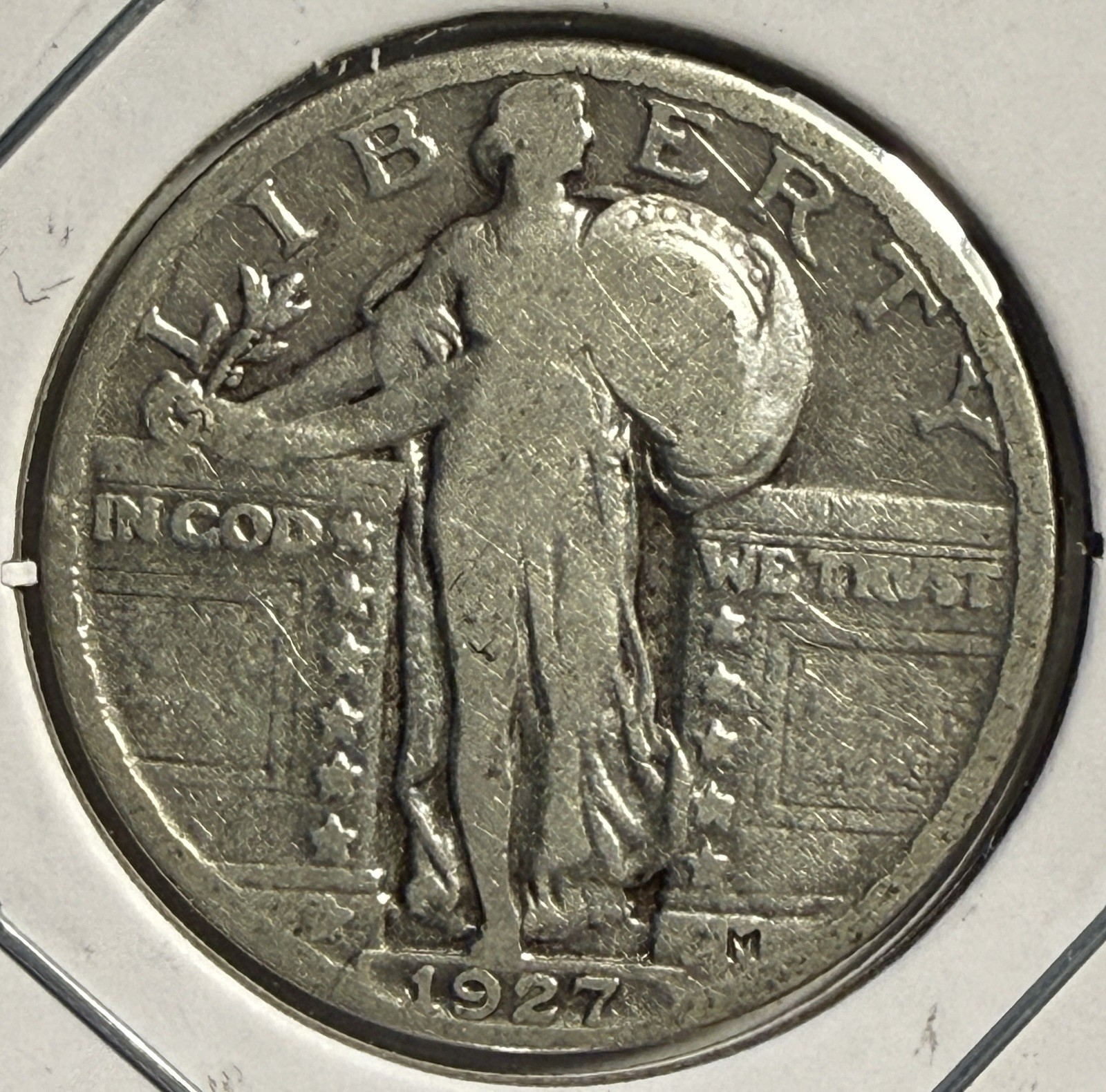 1927-P Standing Liberty Quarter - Silver Coin - FREE SHIPPING - (32-28)