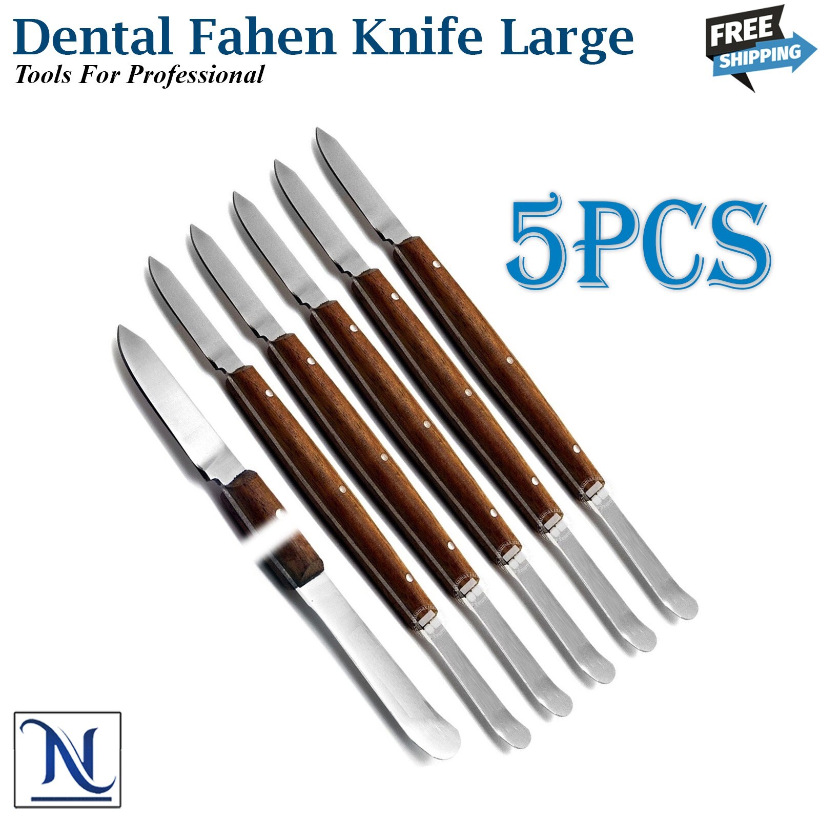 X5 Dental Wax Placing Fahen Large 18cm Modelling Sculpturing Tools Spatula