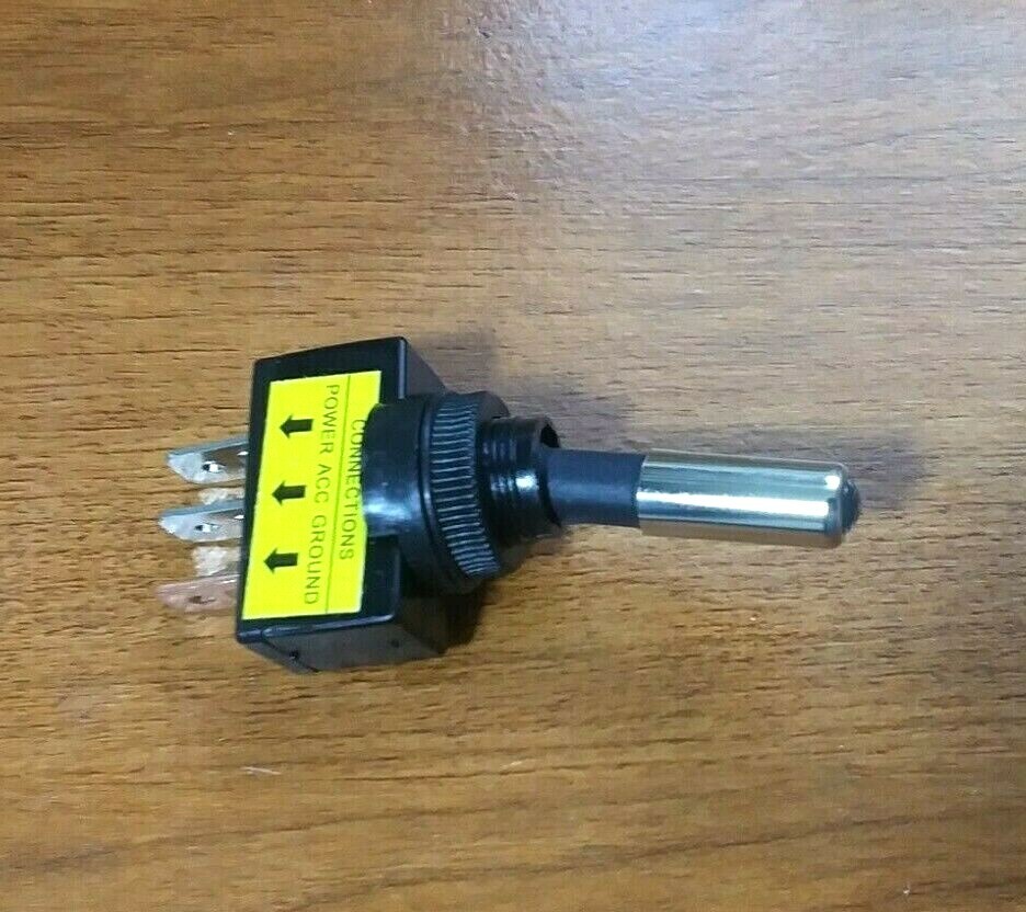 BBT Heavy Duty Lighted Green LED 12 volt DC 20 amp Toggle Switch