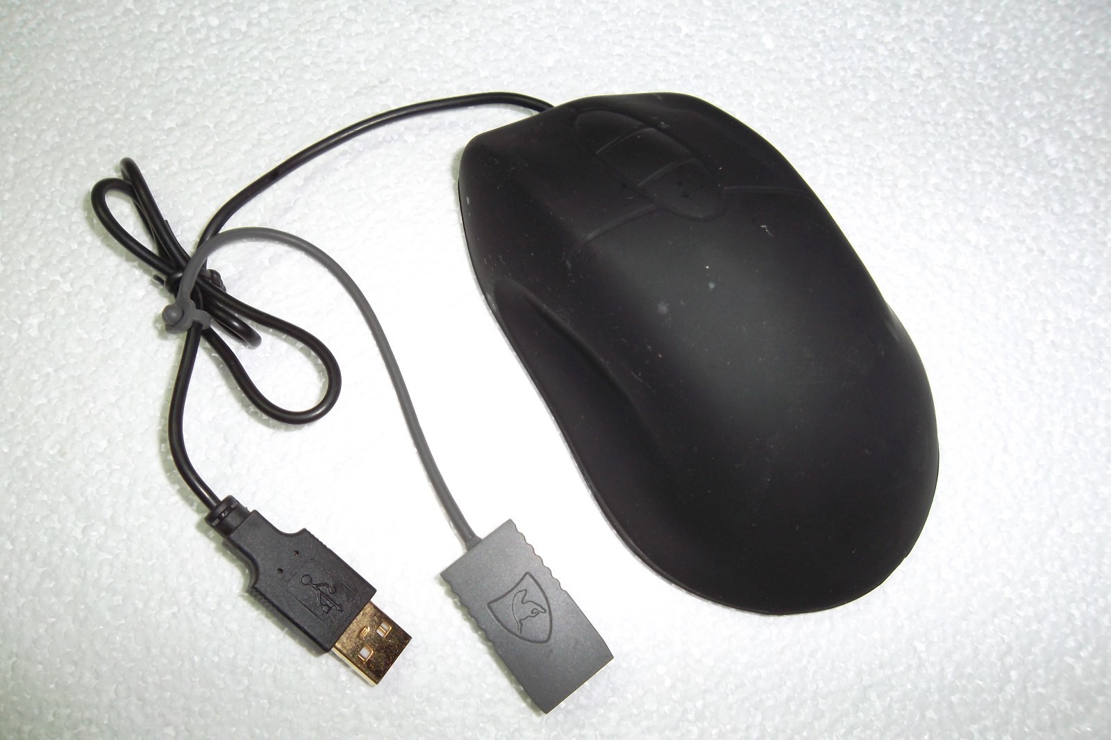 Seal Shield SSMSV5 Antimicrobial Washable 5-Button Mouse Black 800dpi Waterproof
