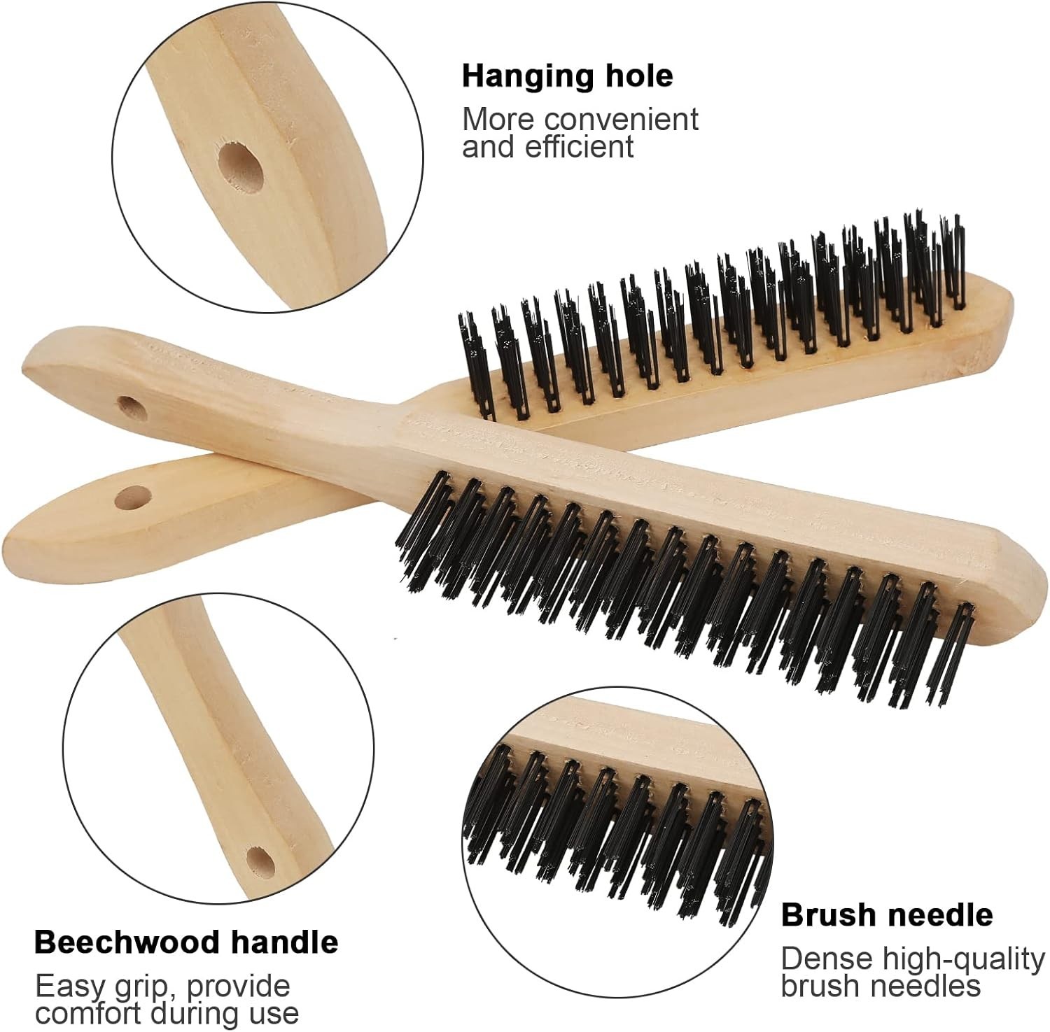 Professional Welding Chipping Hammer with 6.1" Chisel & Shock Absorbing Handle