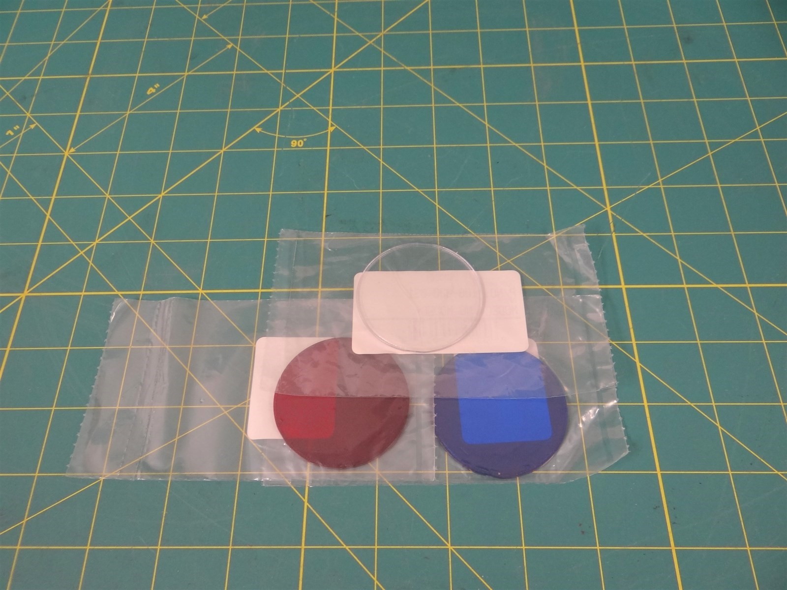 3-Pack of Maglite Lenses -Red, Blue, & Clear 108-000-078 108-000-080 108-000-031