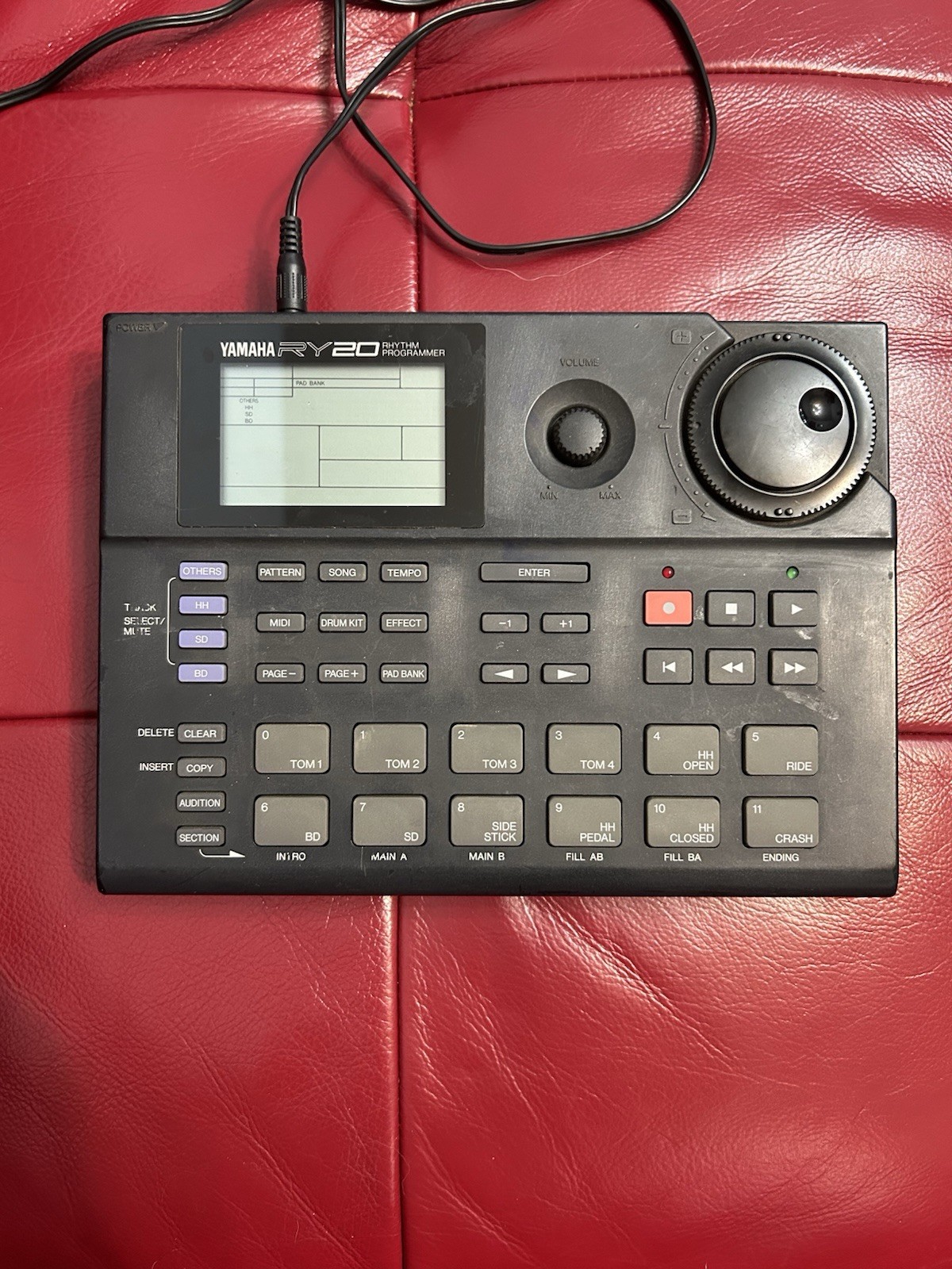 Yamaha RY20 Rhythm Programmer Drum Machine with Adapter