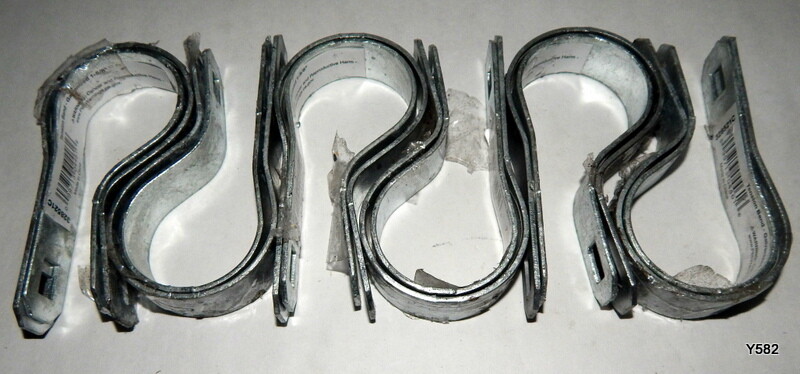 12 QTY Midwest Air Tech 1-5/8" Steel Galvanized Zinc Coated Band Braces 328521C