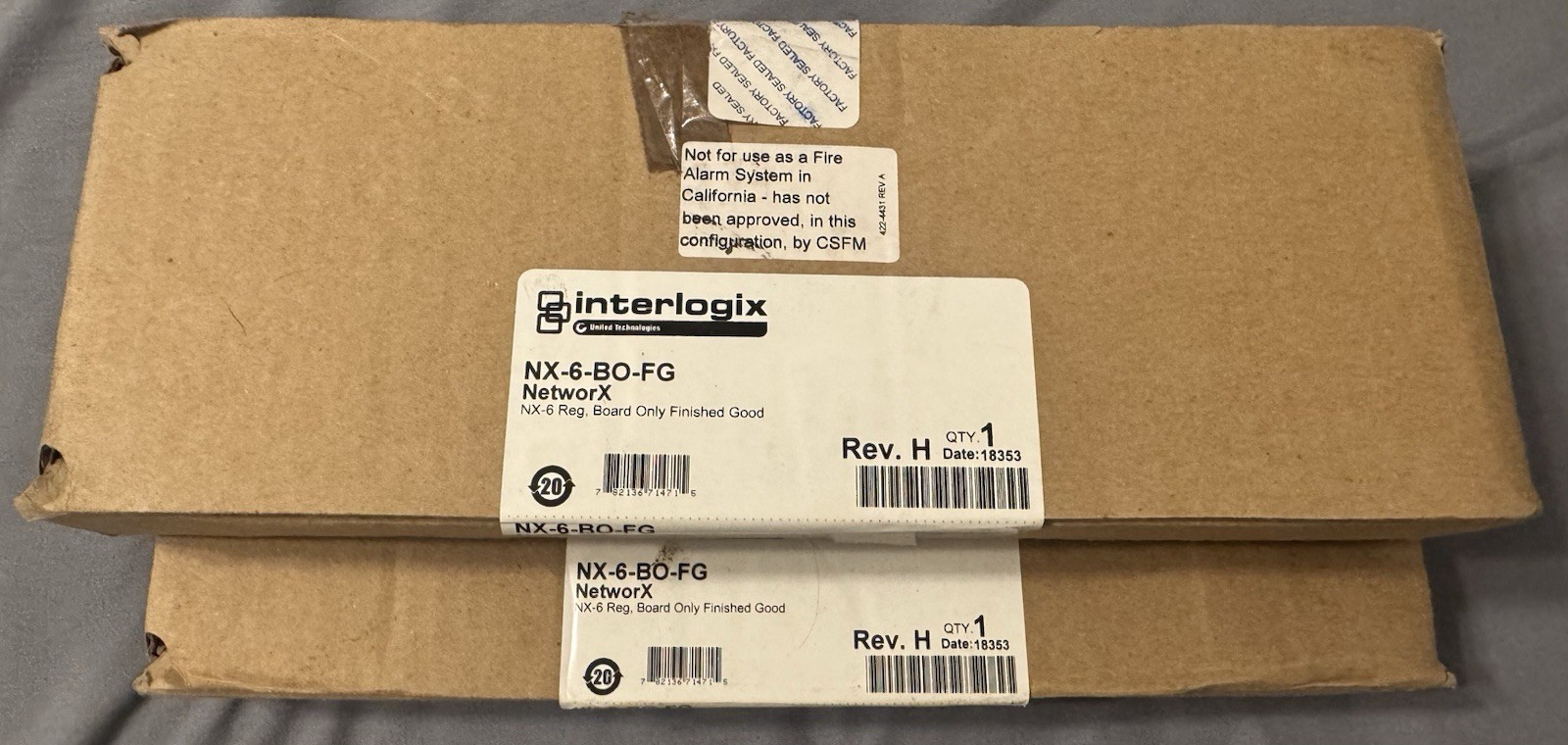 Interlogix NX-6-BO-FG. NetworX NX-6. Board Only. NEW