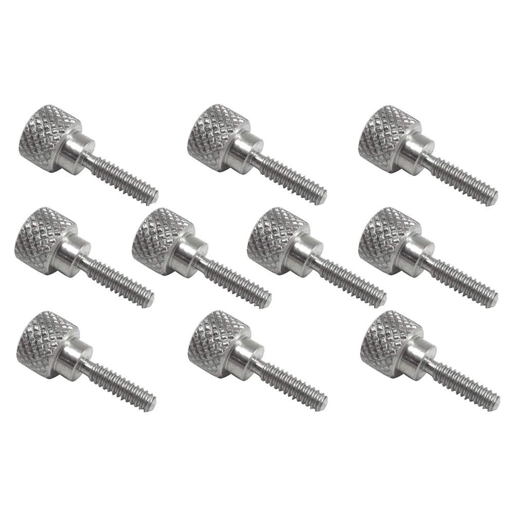 Taytools 10 Piece 303 Stainless Steel Diamond Knurled Thumb Screw Sets QTS2