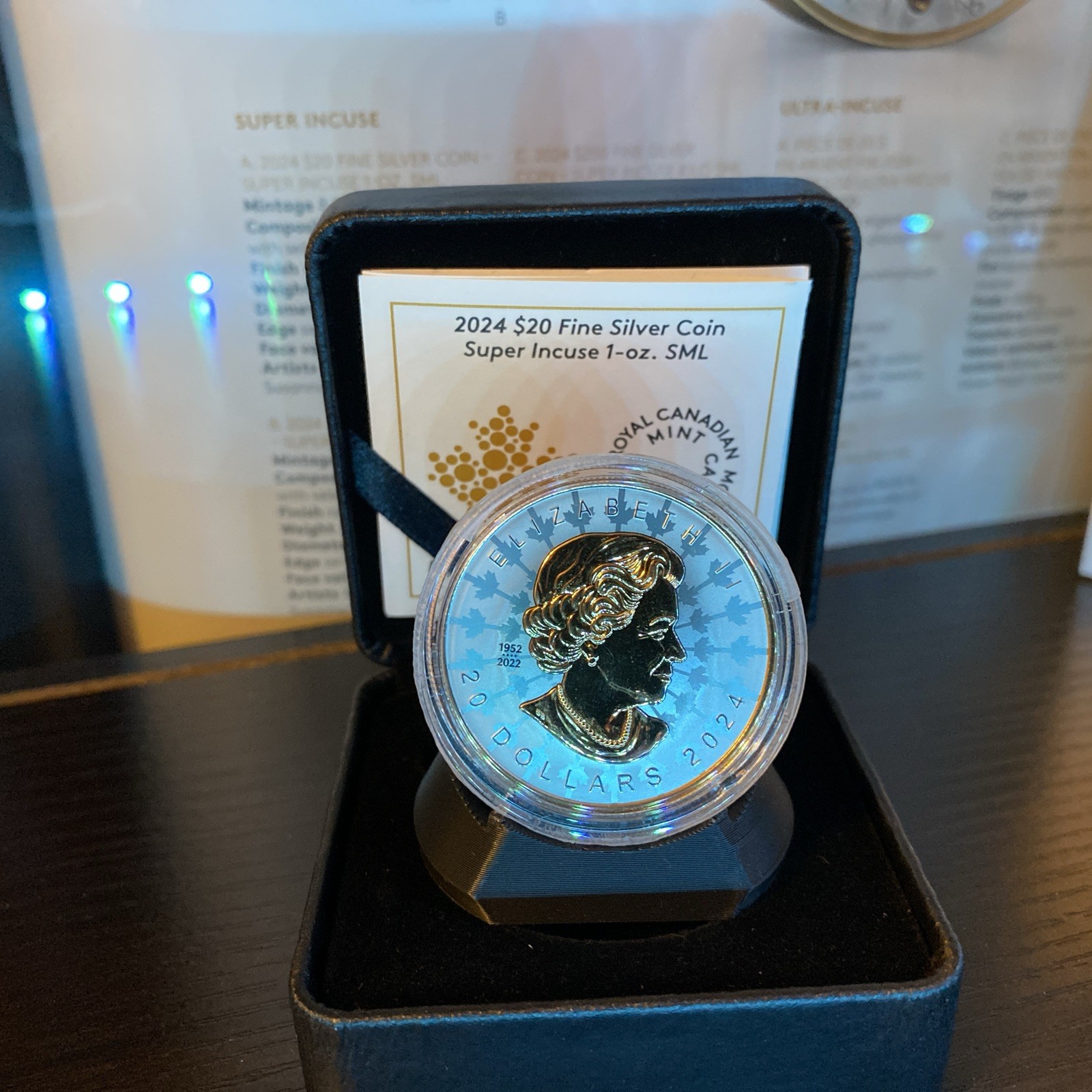 2024 1 kg Canada $250 Super Incuse Maple Silver Reverse Proof LAST ONE!!