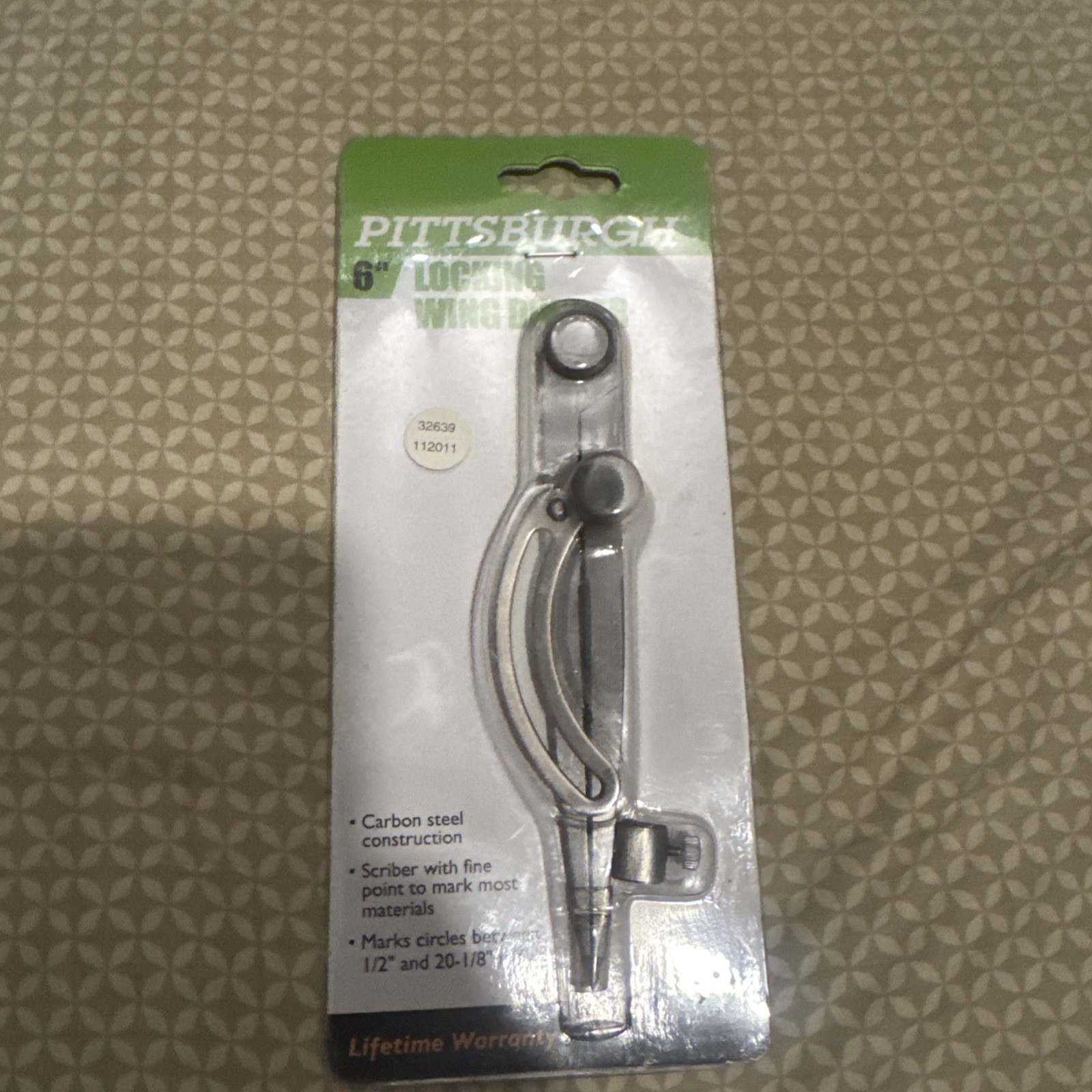 Sealed. New. Locking Wing Divider 6 in. - Hand Tools - Crafts - Compass