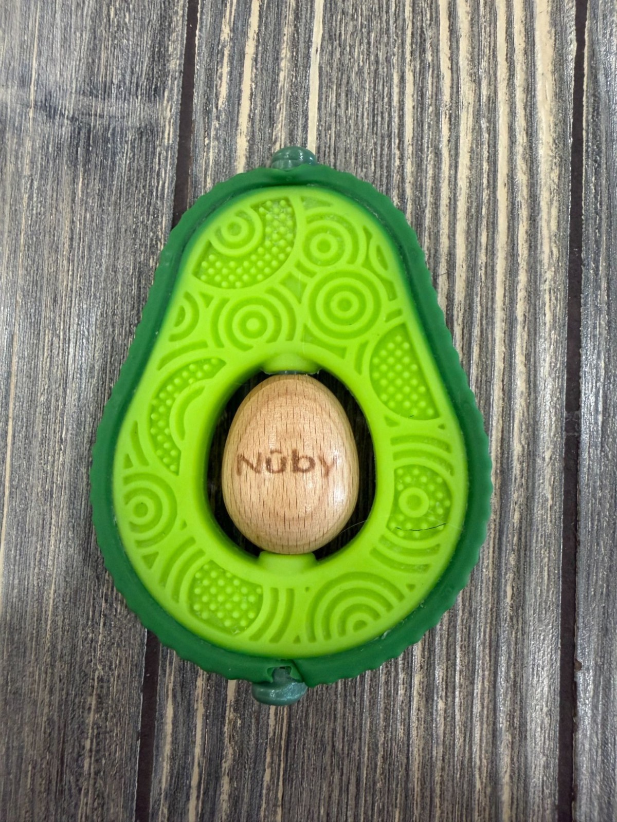 Nuby Baby Green Avocado Toy