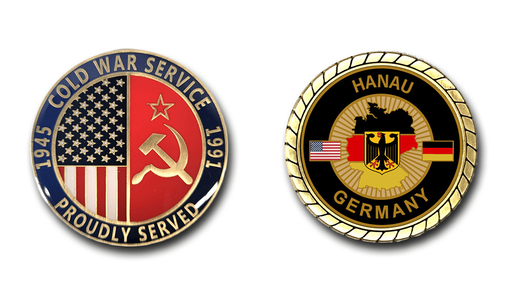 Hanau Germany Cold War Veteran Duty Station Challenge Coin