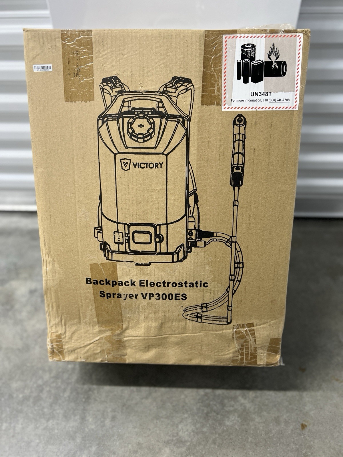 Victory Innovations VP300ES Professional Electrostatic Backpack Sprayer
