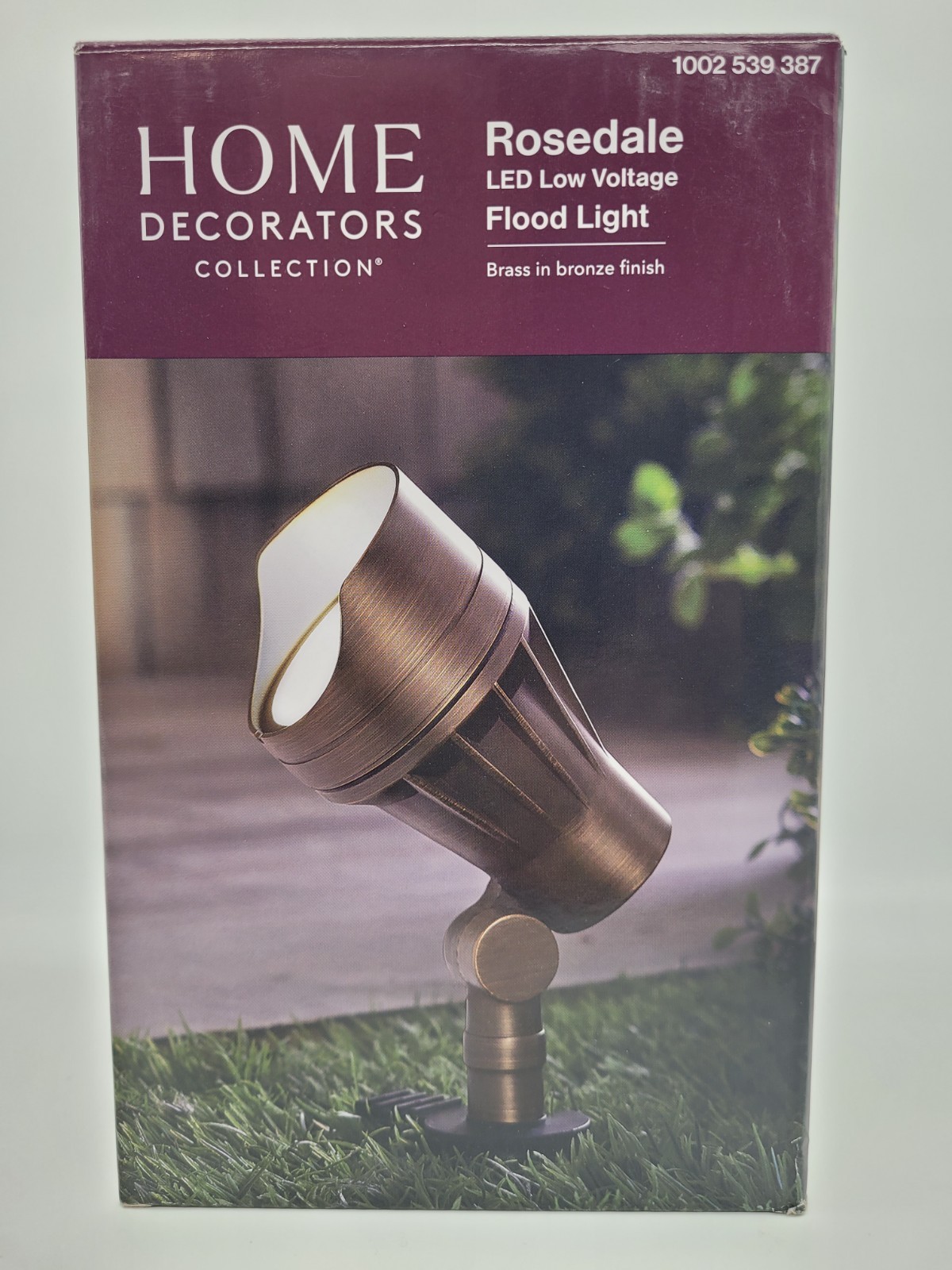 Home Decorators 50-Watt Equivalent Brass Integrated LED Landscape Flood Light