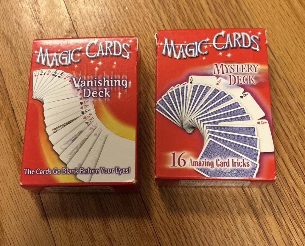Magic Cards Magician's Deck Cadaco Vanishing Mystery Pack Lot Playing Rare