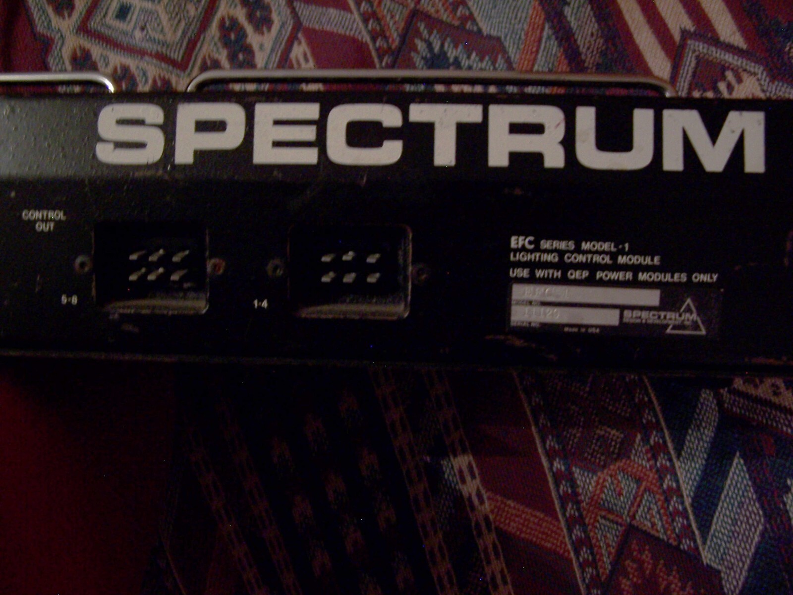 VINTAGE Spectrum EFC STAGE LIGHTING SYSTEM Control Modul model 1 (USA)