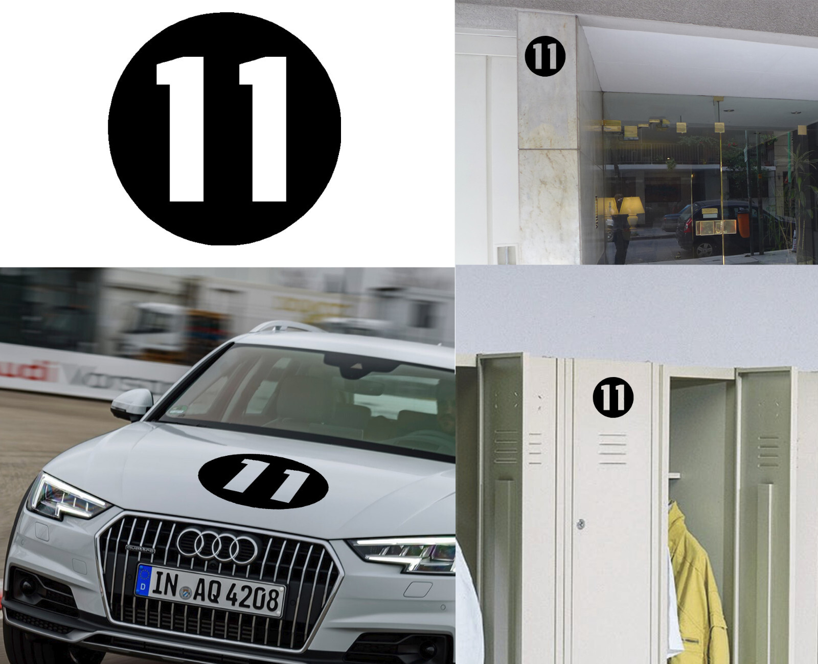 Number 11, Sticker Vinyl, Version Via