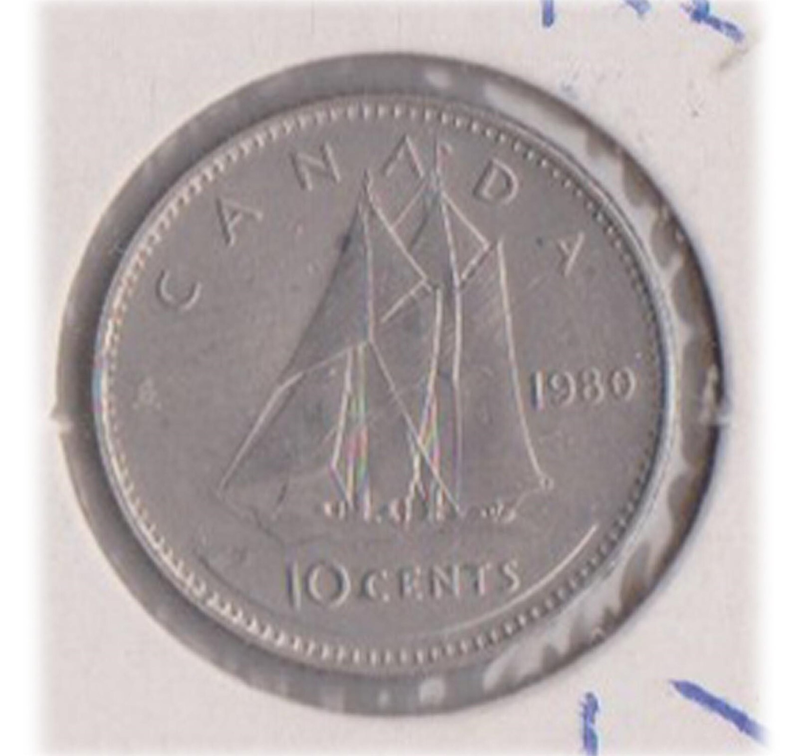 (H205-146) 1980 Canada 10c coin (EU)