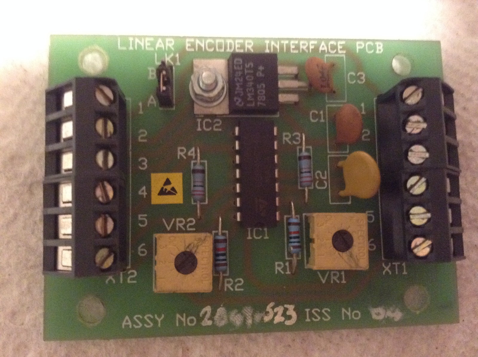 Heidenhain 2061-523 Linear Encoder Interface PCB 2047-522