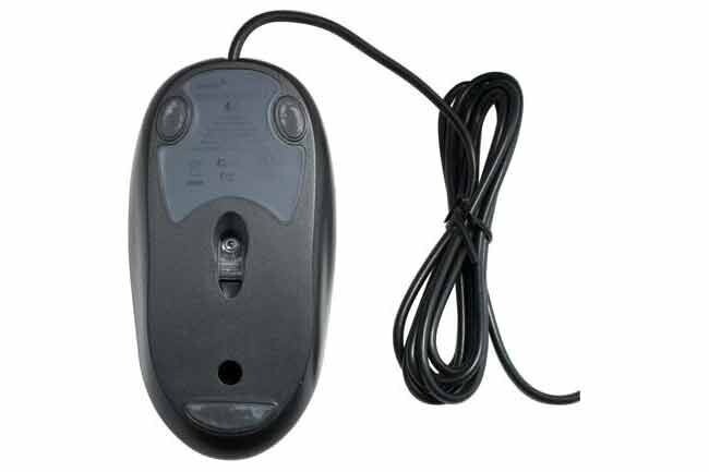 NEW Logitech Optical PS/2 PS2 Mouse Beige M-SBF69
