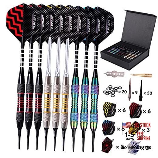 Darts Plastic Tip - Professional Soft Tip Darts Set for Electronic Color