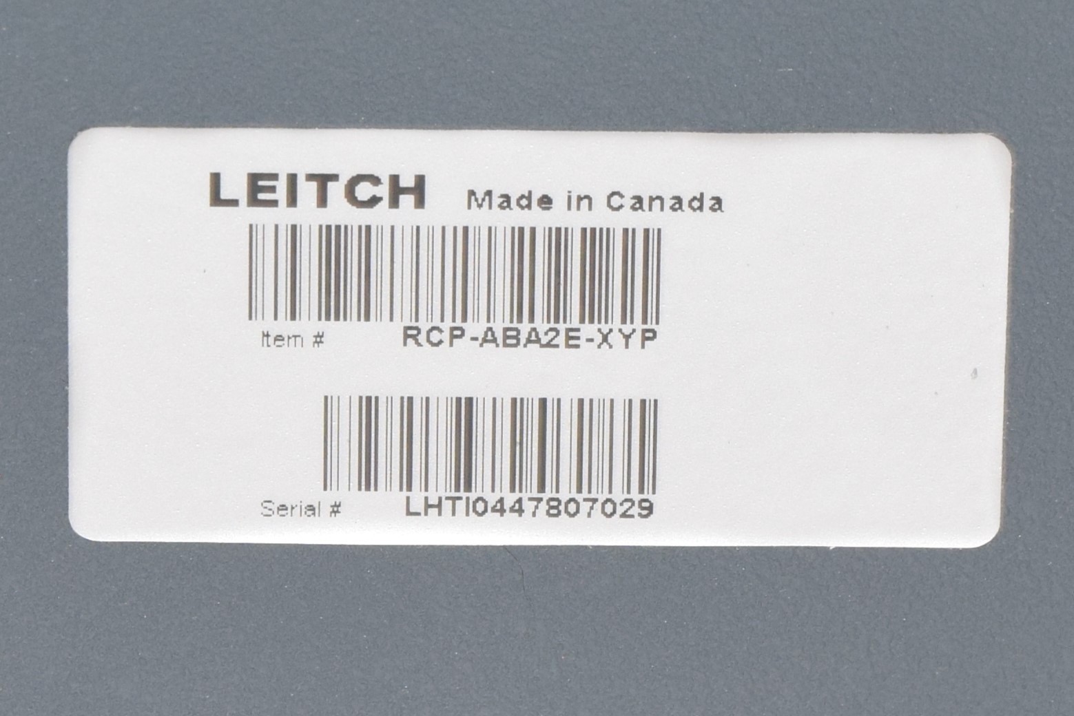 Harris Leitch RCP-ABA2E-XYP ABA2EXYp Alphanumeric BreakAway Panel 2U Rackmount