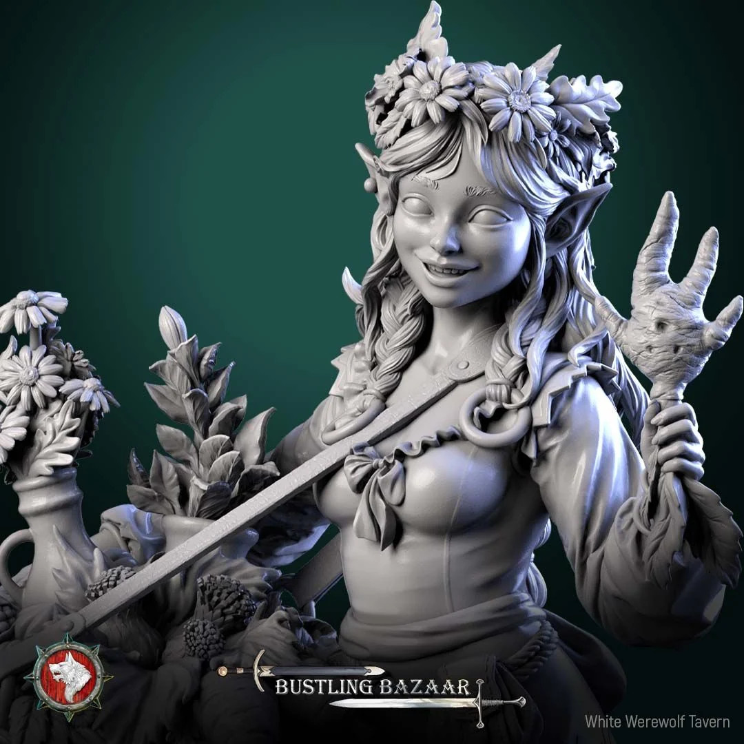Clover Mossroot - Resin Tabletop Miniature