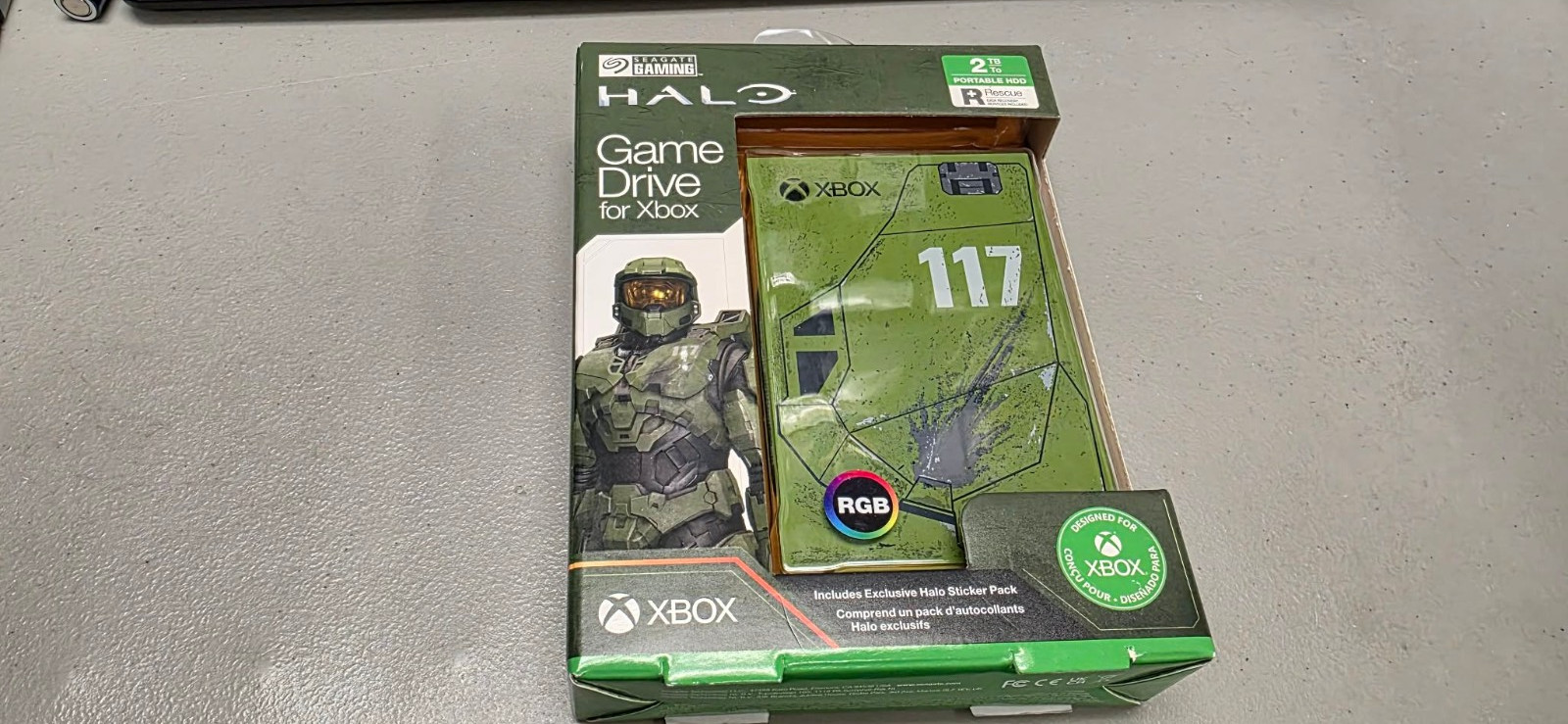 Seagate Game Drive 2TB HDD for XBOX [ Halo Infinite Limited Edition ] NEW