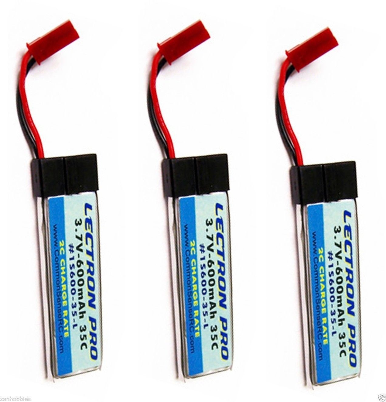 Latest Lectron Pro 3.7 volt 600mAh 35C LiPo Battery For Blade 120 SR 3 pcs