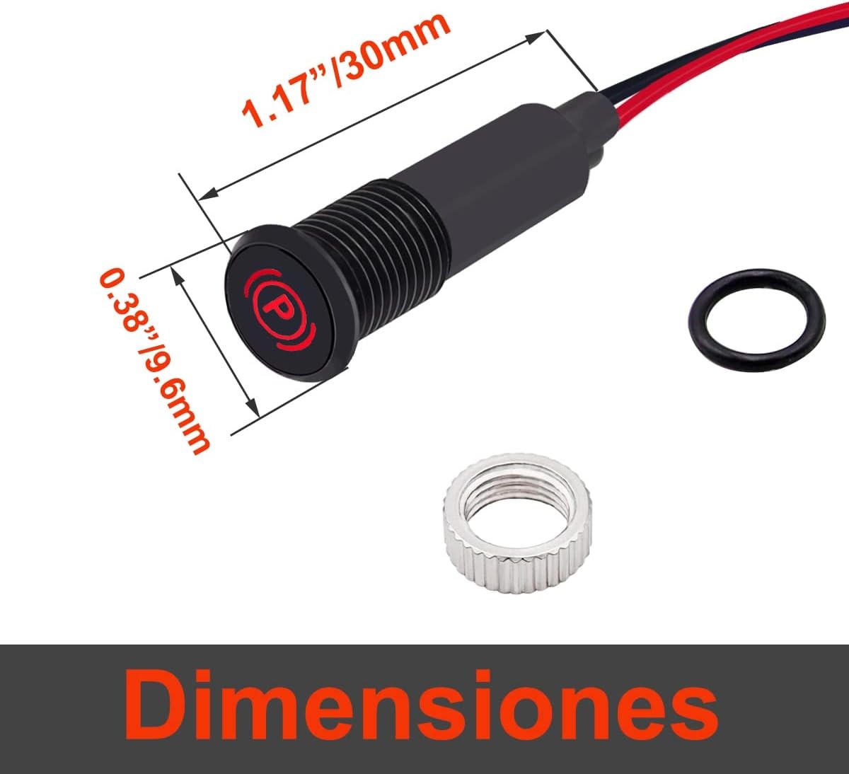 LED Indicator Pilot Dash Light (Battery/Alter Size: Battery/Alternator Warning
