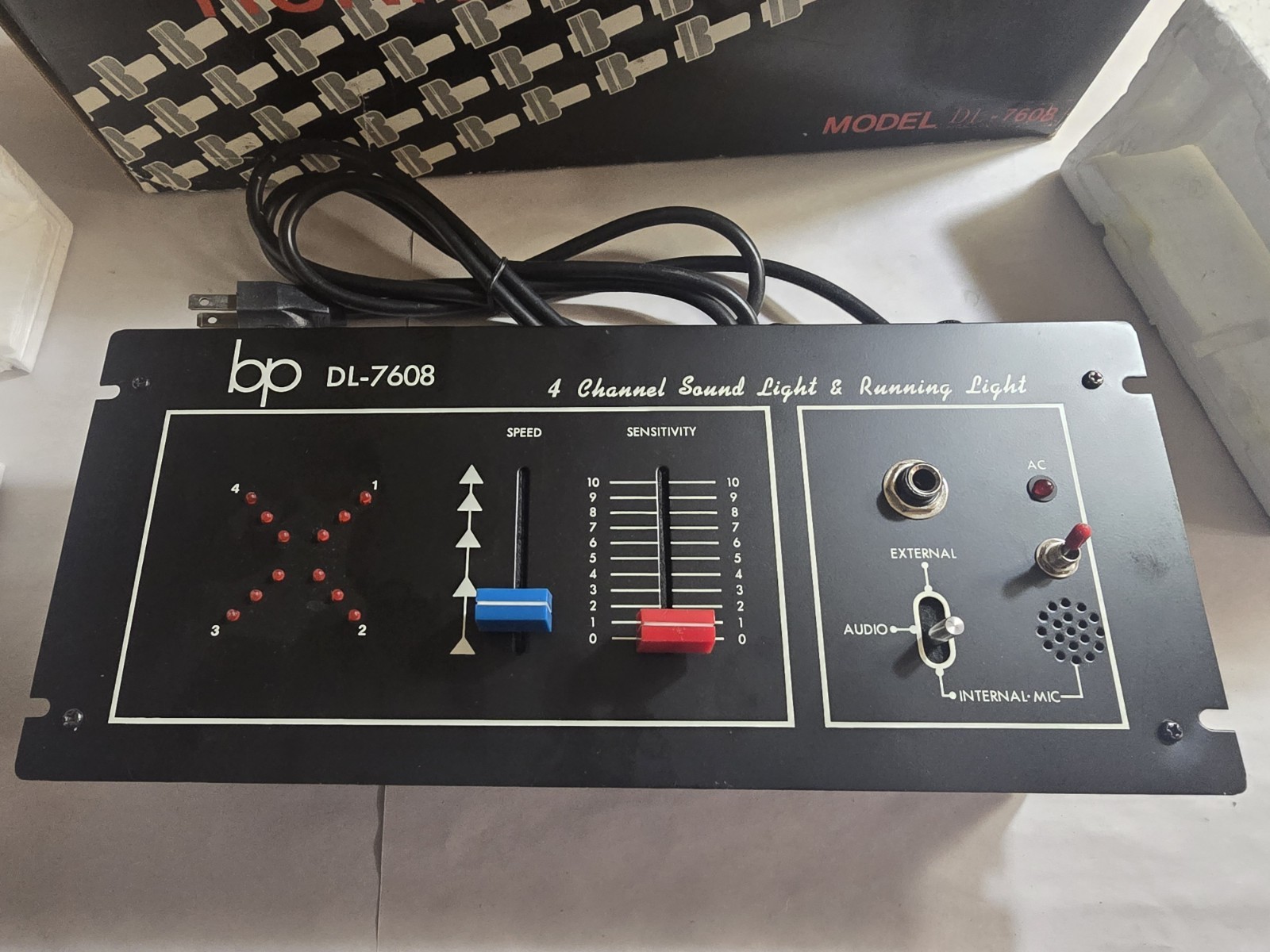 New Old Stock Vintage BP Electronics Pro Lighting Sound To Light Controller