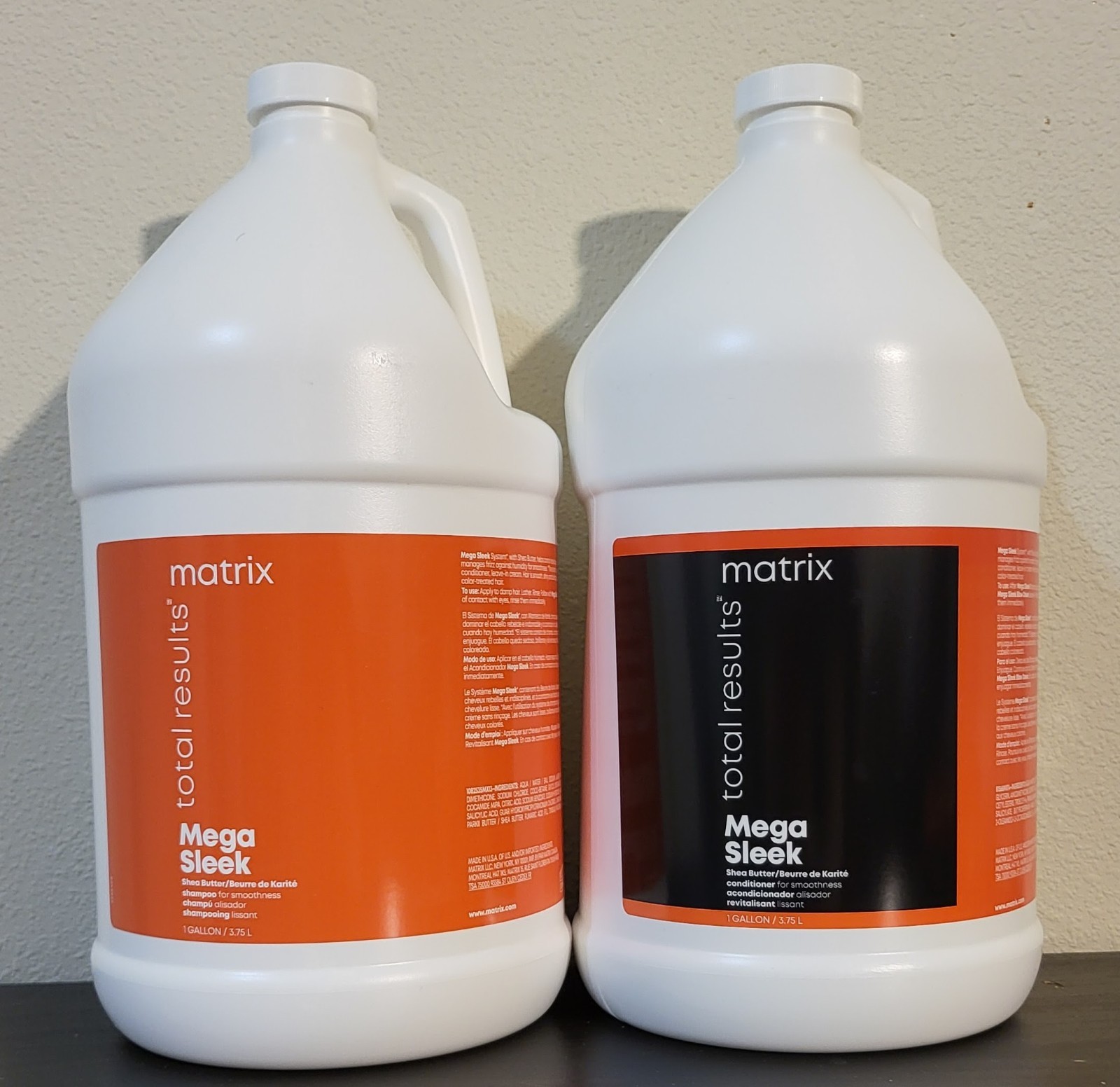 Matrix Total Results Mega Sleek Shampoo & Conditioner 1 Gallon