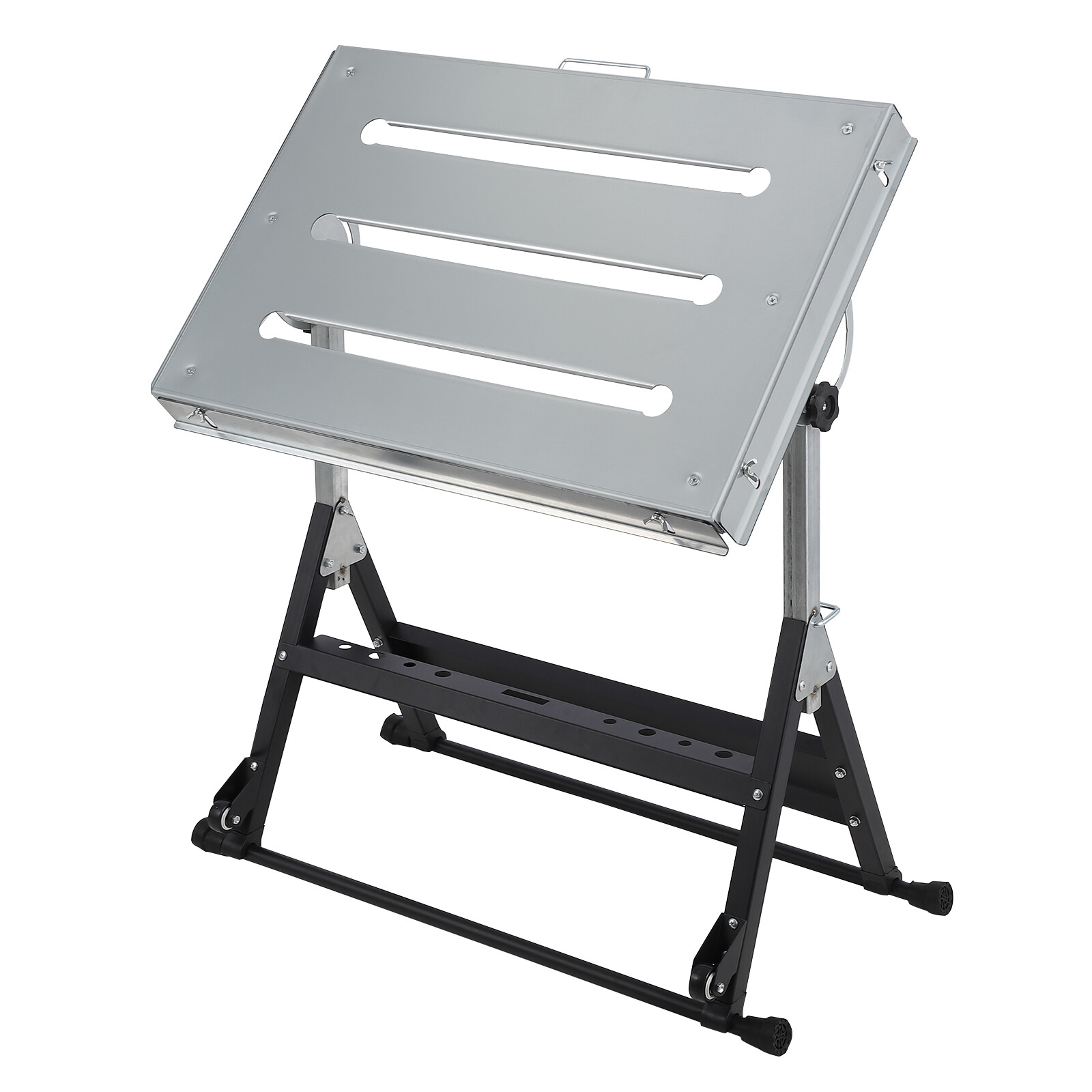 Welding Table, Portable Folding Workbench With Adjustable Height for Garage,Shop