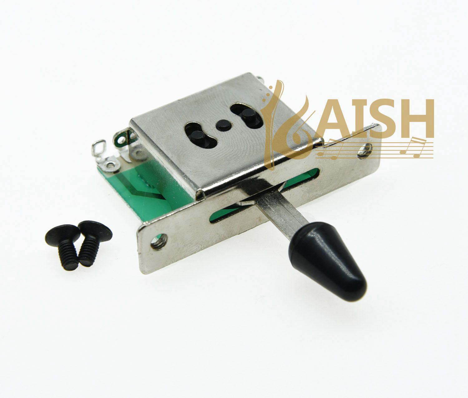 3 Way Guitar Pickup Lever Switch for Strat Tele Black Tip
