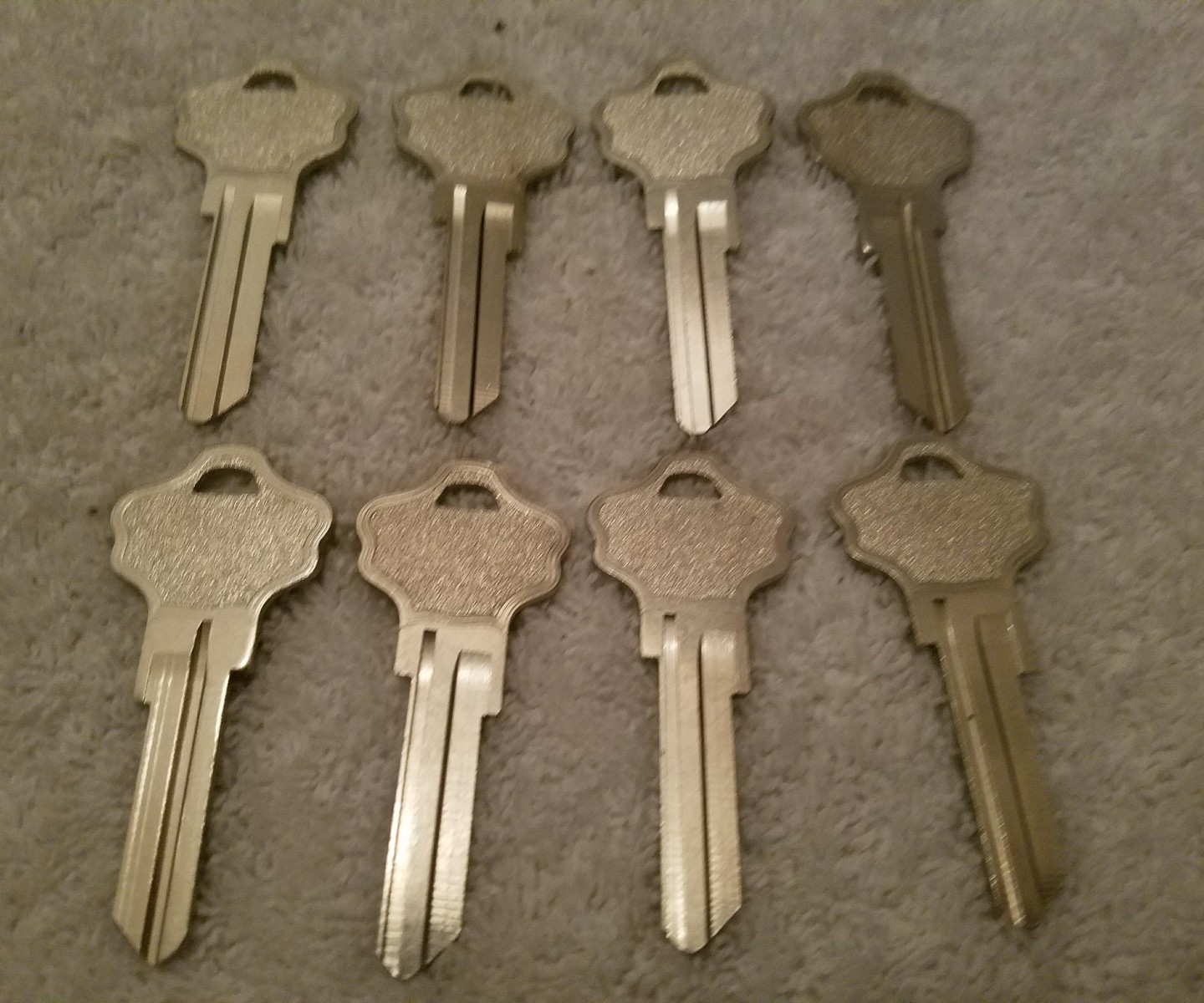 (8) Titan Look Alike Key Blanks (New)
