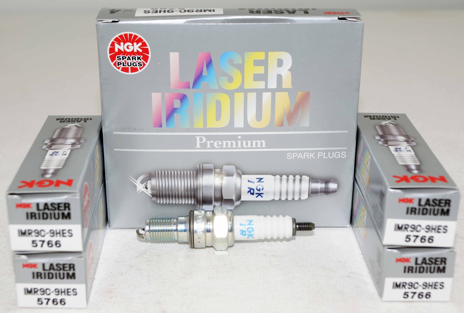 4 Pack Genuine NGK 5766 Laser Iridium Spark Plugs IMR9C9HES For Honda CBR1000RR
