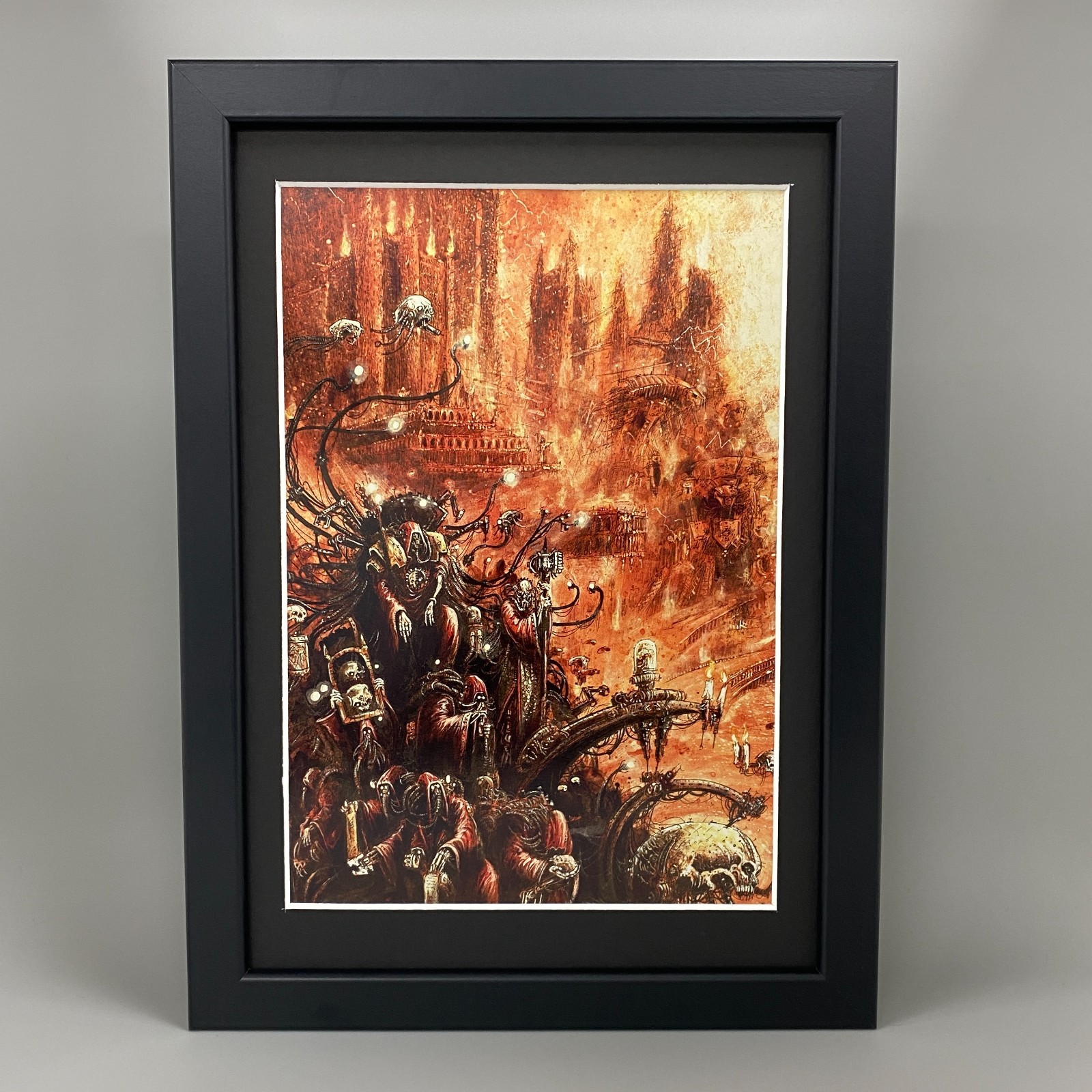 ADEPTUS MECHANICUS FRAMED ART JOHN BLANCHE TECHPRIEST BELISARIUS WARHAMMER 40K