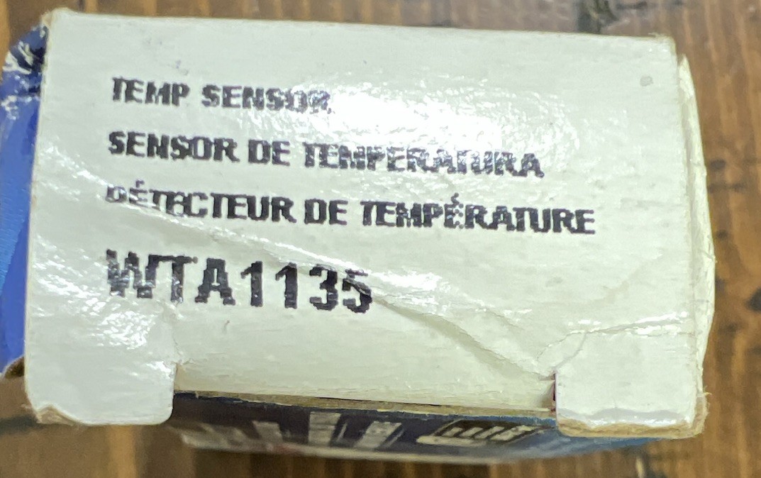 Wells WTA1135 Engine Coolant Temperature Sensor New
