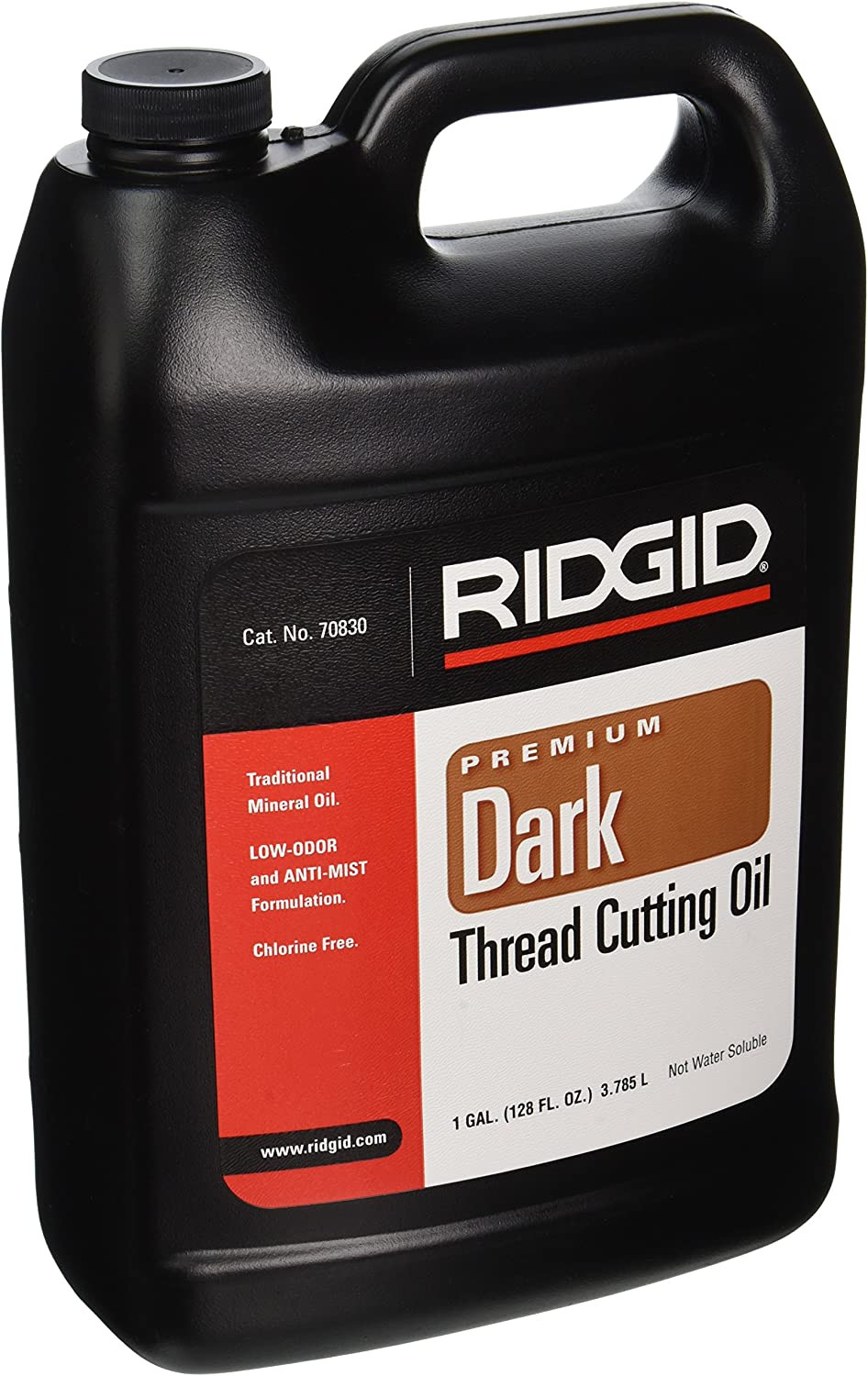 70830 Dark Thread Cutting Oil, 1 Gallon of Dark Pipe Threading Oil , Bla