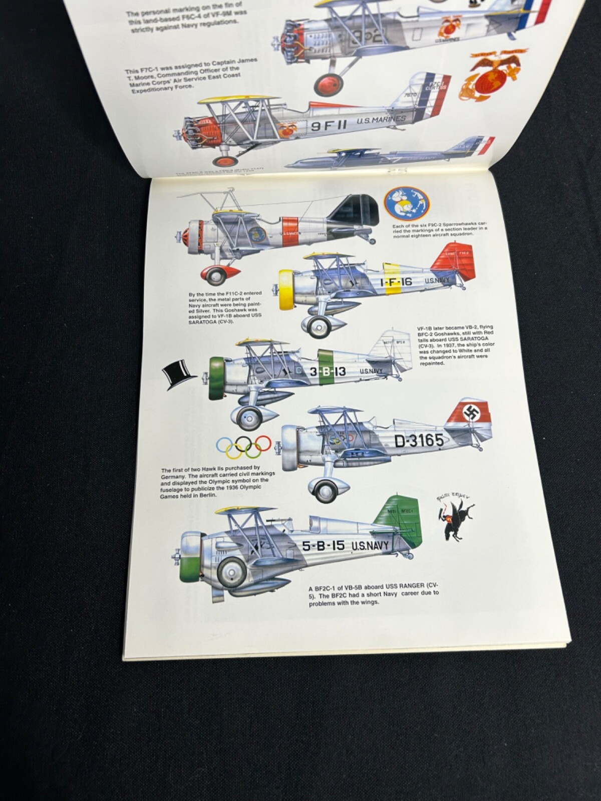 Curtiss Navy Hawks In Action Book