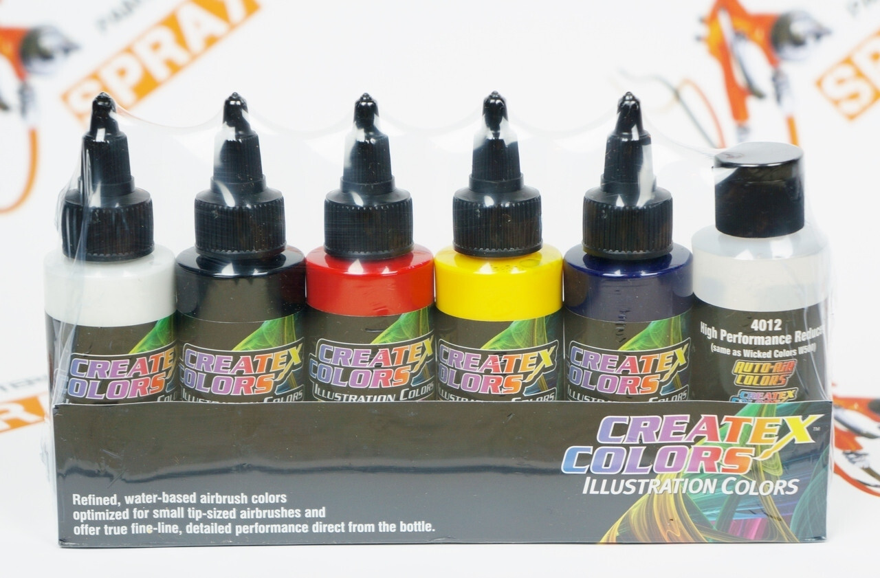 Createx Illustration Colors Primary Set 2oz.
