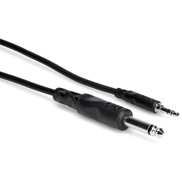 Hosa CMP-105 1/4" TS to 3.5mm TRS Mono Interconnect 5 ft.