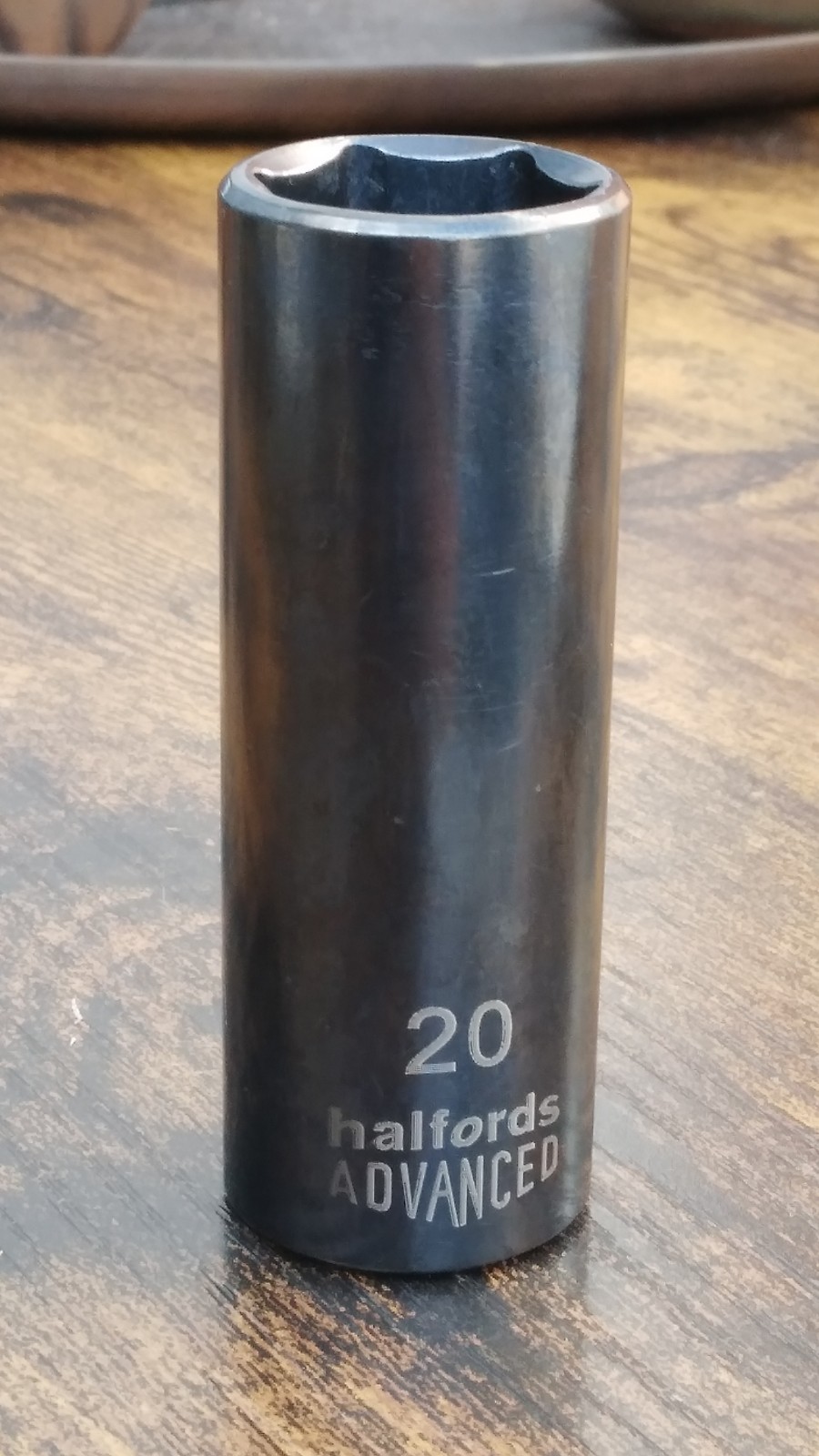 (845)  20mm HALFORDS ADVANCED 1/2 Drive Impact 6 Point Deep Socket