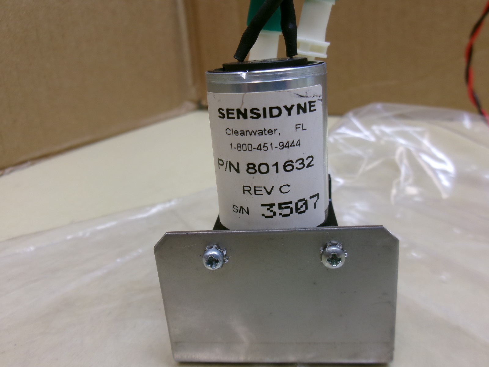 Sensidyne 801632 Pump