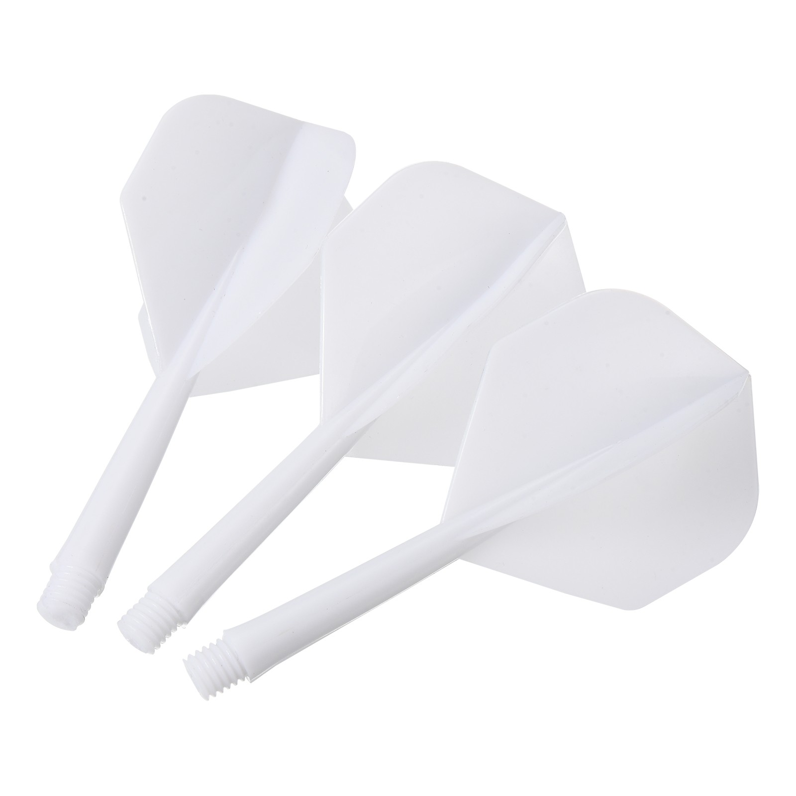 Integrated Dart Shaft Flights, 3 Pack Durable Dart Flight Set, White