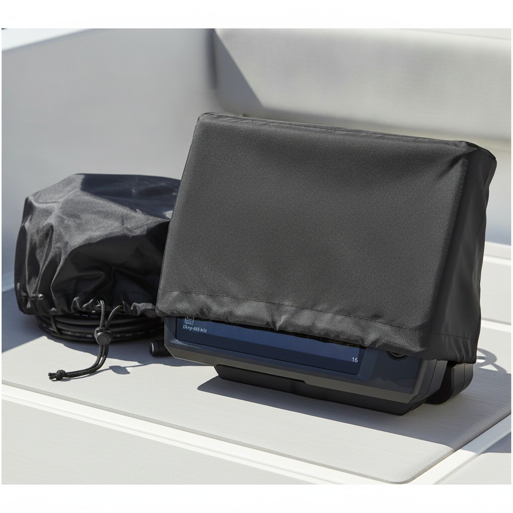Heavy Duty 2 Pack Fish Finder Covers - Water & Dust Resistant for 7-8" Models