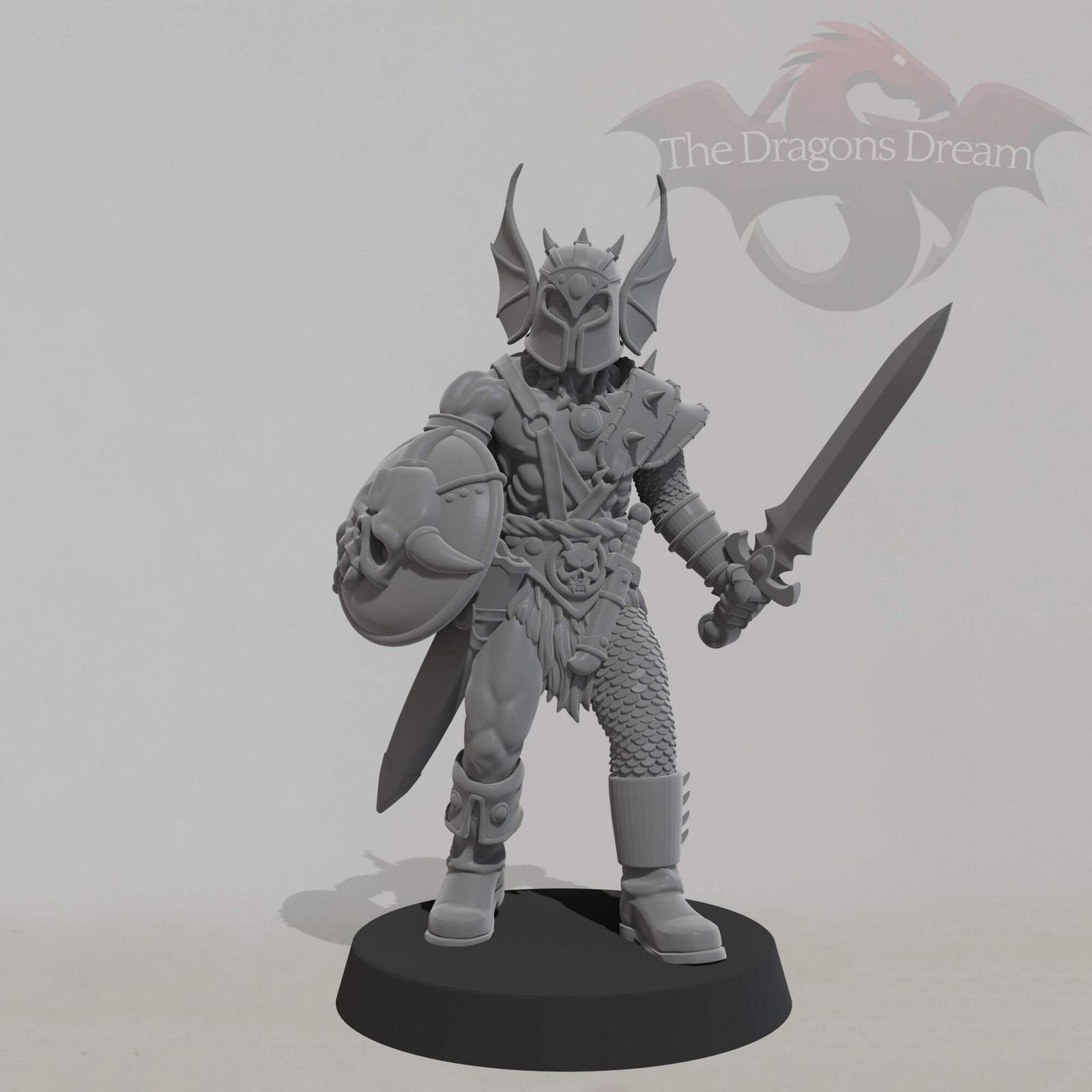 Warduke Miniature Figure | Fantasy RPG Anti-Hero Villain, 30mm 32mm Tabletop