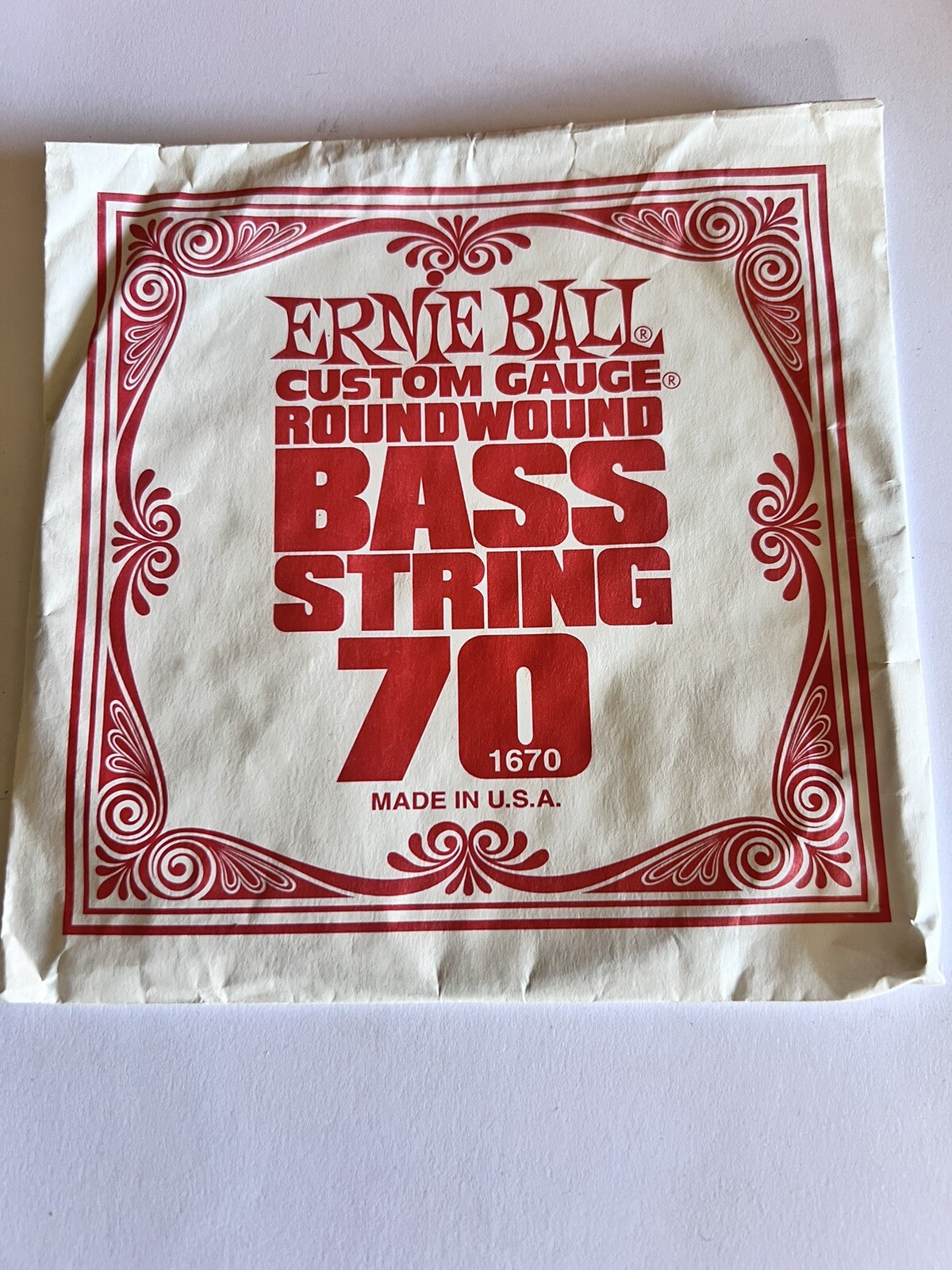 New   Ernie Ball .070 Roundwound Electric Bass String Single  70