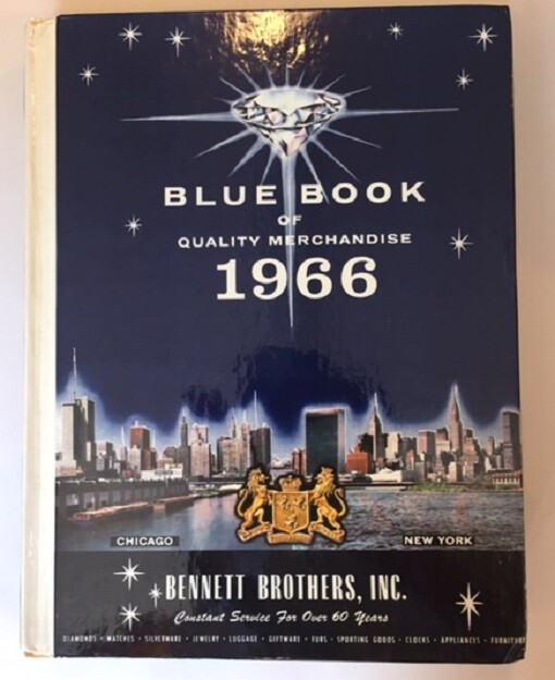 VINTAGE BENNETT BROTHERS BLUE BOOK OF QUALITY MERCHANDISE 1966