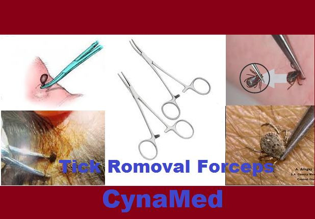 2 Tick Remover clamps - best quality tick removal Tool for Humans,dogs,cats.